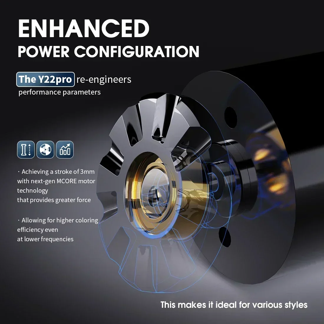 MAST Y22　タトゥーマシン　黒 Amazon | マストツアーY22コードレスタトゥーペンマシンキット