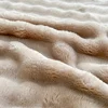New Bubble Fleece Blanket - Solid Color Rolled Edge Cover Blanket Soft and Comfortable Bedding 150x200 180x200 200x230 5