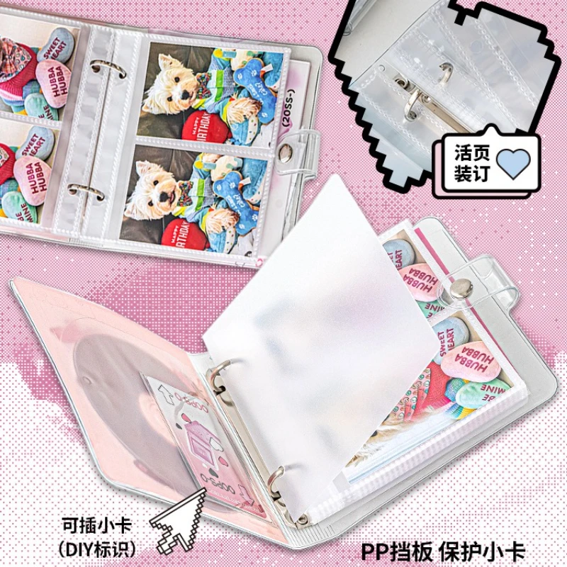 Retro CD Kpop Photocards Collect Book Binder A7 Notebook Cover