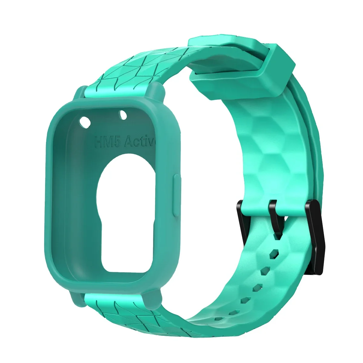 Enhanced Silicone Replacement Bracelet with Protective Shell Covers