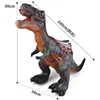 Oversized simulation soft rubber dinosaur mount dinosaur toy Tyrannosaurus Rex Triceratops Brachiosaurus animal model boy child 3