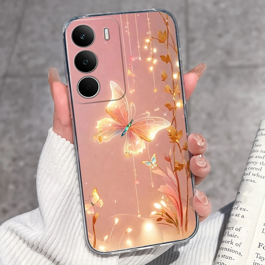 Fashion Astronaut Pattern Transparent Phone Case - Anti-Fingerprint TPU Clear Back Cover