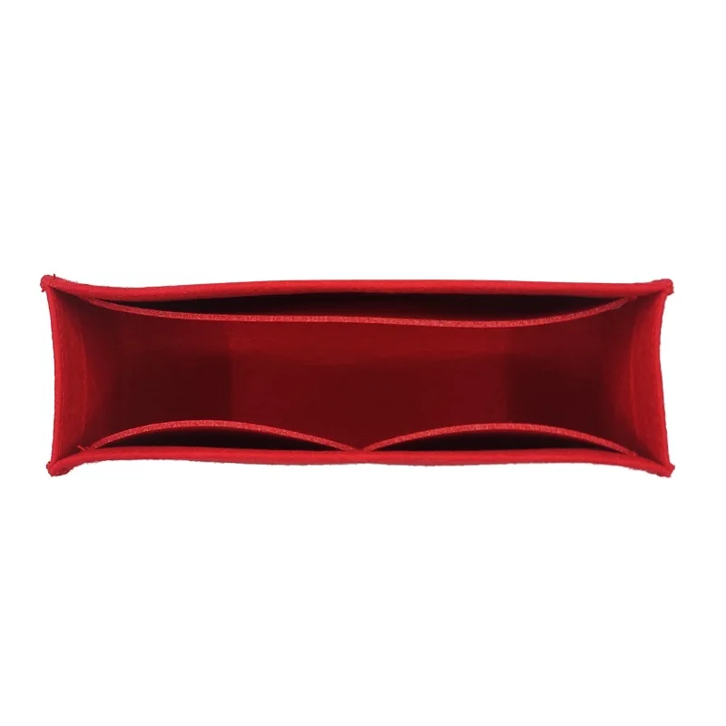 Fits For PETIT SAC PLAT BB PM Handbag Insert Organizer Tote Bag Base Shaper Felt Toiletry Storage Bags Travel Cosmetic Bag Girl