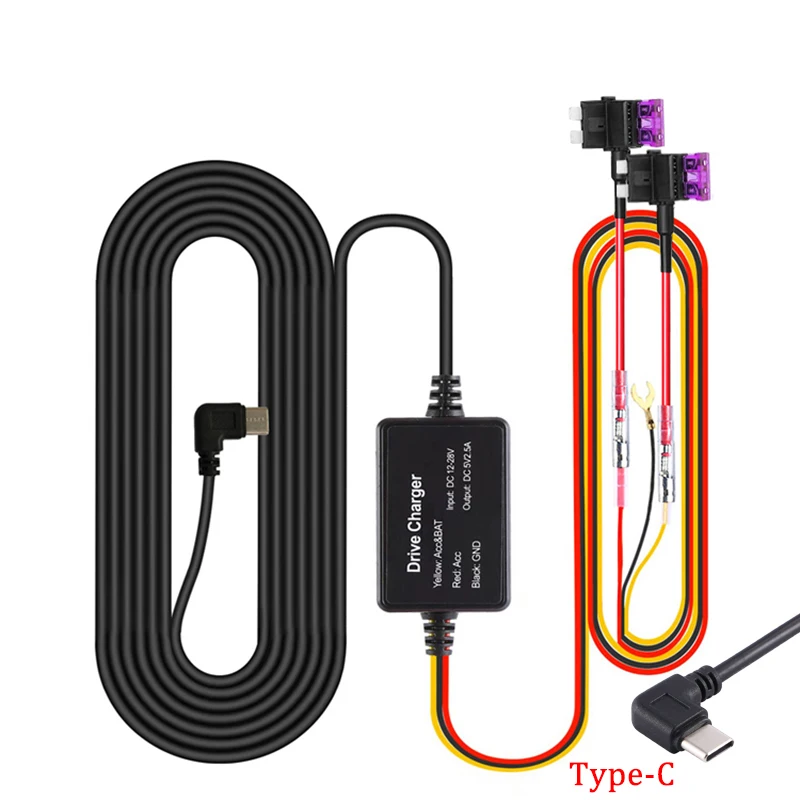 for Viofo A119Mini/ A229/ T130/ WM1 Dash Cam ACC Hardwire Kit Cable 24H Parking Monitor Power Line