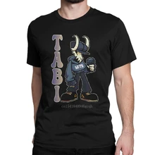 

Vintage Tabi Fnf Mod Friday Night Funkin T-Shirt Men Crewneck Pure Cotton T Shirt Oversized Anime Tees Summer Clothes