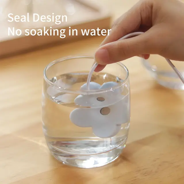 Small Flower Humidifier Portable Desktop Mini Water Replenishing Spray Home Ipx7 Waterproof Atomizer Diffuser 3