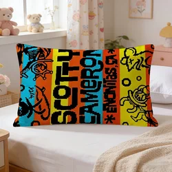 Stylish Rectangular Decorative Pillow Cover - Fun and Trendy Design for Sofa, Bench, Bedroom, Chair, or Living Room (1)