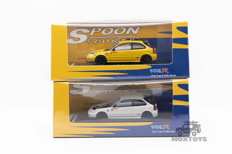 MOTORHELIX 1/64 civic ek9 SPOON 2台セット 1/64 Motorhelix Honda Civic Type-R EK9 Spoon (Championship