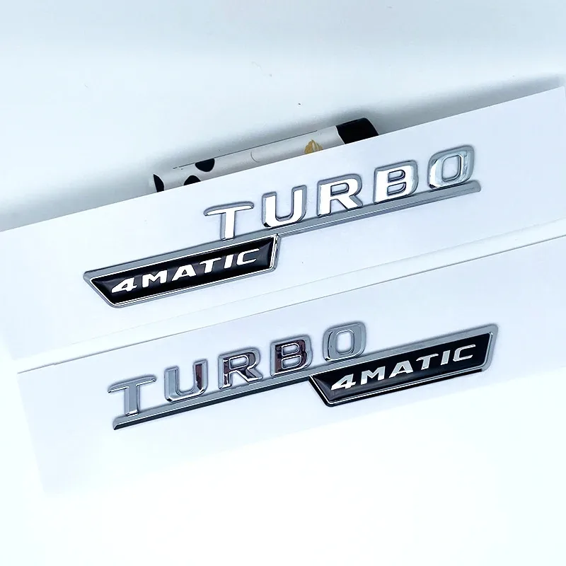 벤츠 GT 자동차 펜더 사이드 스티커용 3D 플랫 포 터보 비트urb로 V8 비트urb로 4MATIC 4MATIC+ V8 V12 비트urb로 플러스 엠블럼