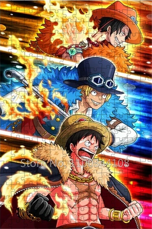 Bandai-Anime Luffy e seus amigos Jigsaw Puzzle, Jogos de família  engraçados, DIY brinquedos educativos, 1 pc, 35 pcs, 300 pcs, 500 pcs, 1000  pcs - AliExpress