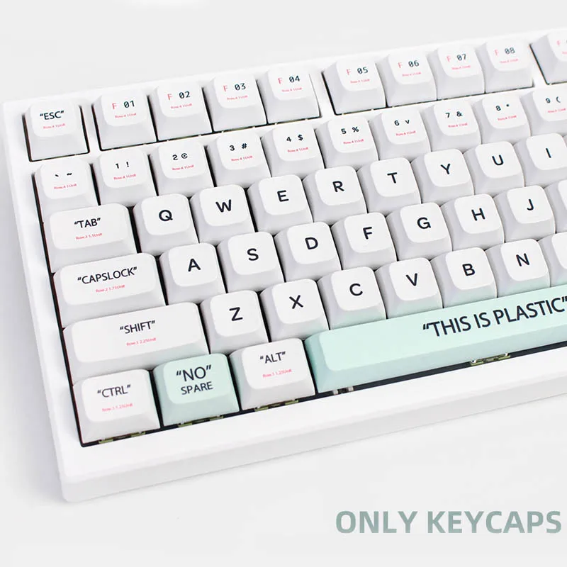 

141 Keys XDA Profile Plastic Theme Keycaps PBT Dye Sublimation Key Caps Kit for GMK67 Gaming Mechanical Keyboard MX Switches