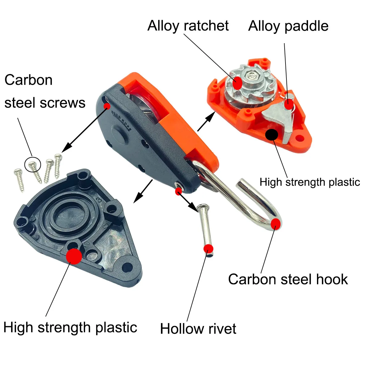 Outdoor Tent Ropes Camping Tent Accessories Camping Tent Fasteners Tent Rope Tightener Ratchet Hanger Pulley Ropes Tent Wind Rope Hook Camping Rope Buckle Camping Cord Buckles Rope Tie Down Ratchet Outdoor Camping Tent Tie Down Rope Tightener Fastening Pulley Ratchet Hanger Awning Rope Hook Canopy Buckle Tightening Tool