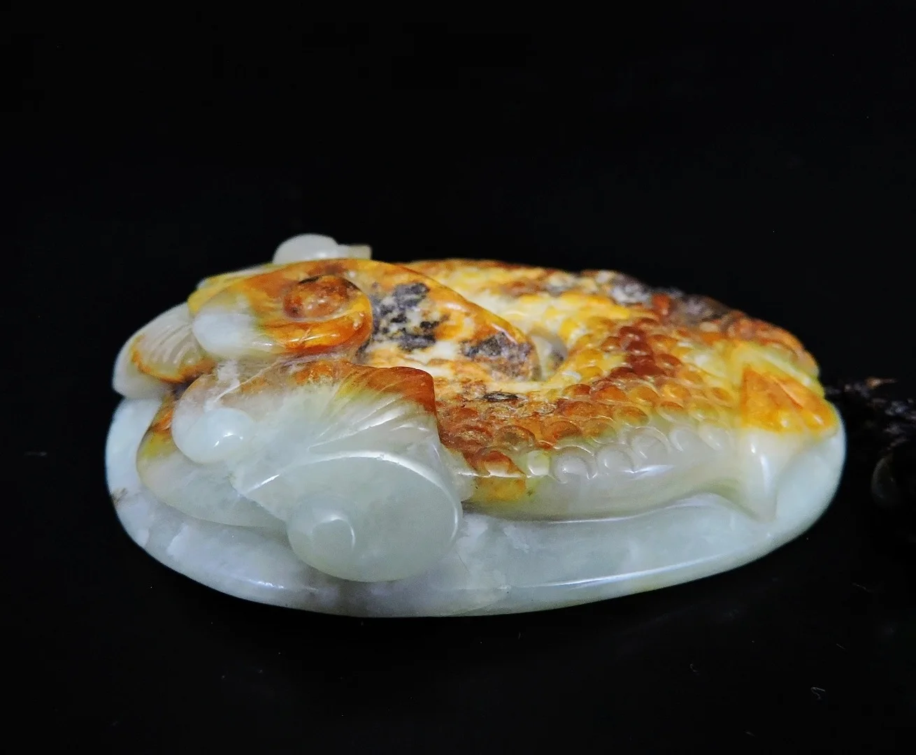 옥 쥬얼리 천연 옥 펜던트 목걸이, 손으로 조각한 Ruyi & 동전 & 박쥐 옥 목걸이 펜던트 선물, 처리 없음 587i