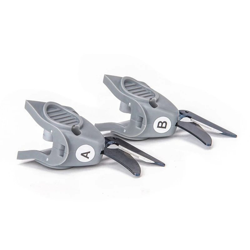 4 Pcs Cutting Head Fit For Wbt-1 Fabric Electric Scissors Cloth Cutter, 2 Set Cutter Head A & 2 Set Cutter Head B 2
