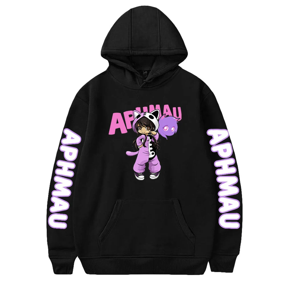 

Men Hoodie Aphmau Hoodie Unisex Long Sleeve Sweatshirt Men Women's Hoody Pullover 90s Youtuber Youthful Fashion Clothes