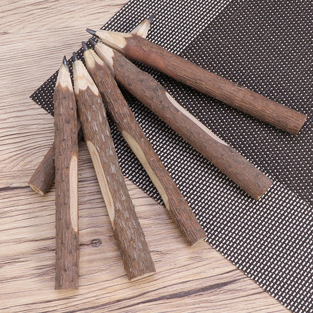 

10Pcs Wood Pencils Erasable Pencils Portable Students Pencils Smooth Writing Wood Pencils