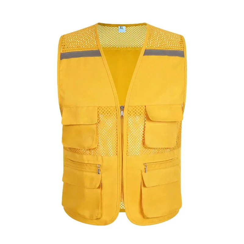 Veste de pêche légère homme à logo imprimé pour groupe bénévolat et travail en extérieur