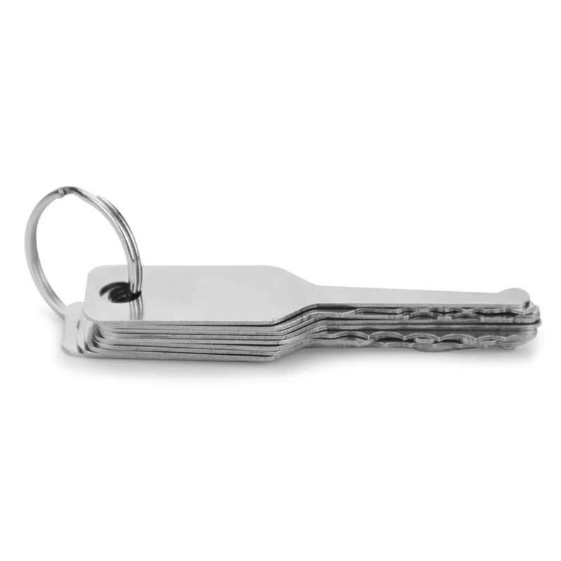 10Pcs/Set Repair Accessories Lock Open Stainless Steel Jiggler Keys Door  Open Keys Dual Sided Car Unlock