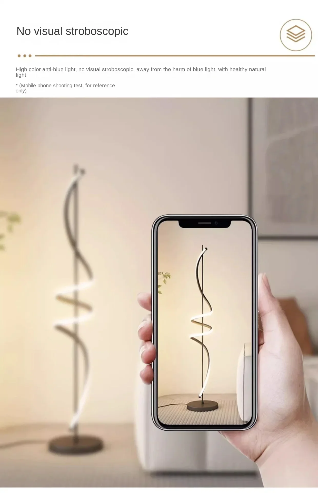 Description Picture 5 of itemNordic LED living room, bedroom, vertical bedside lamp, wall corner, floor standing desk lamp