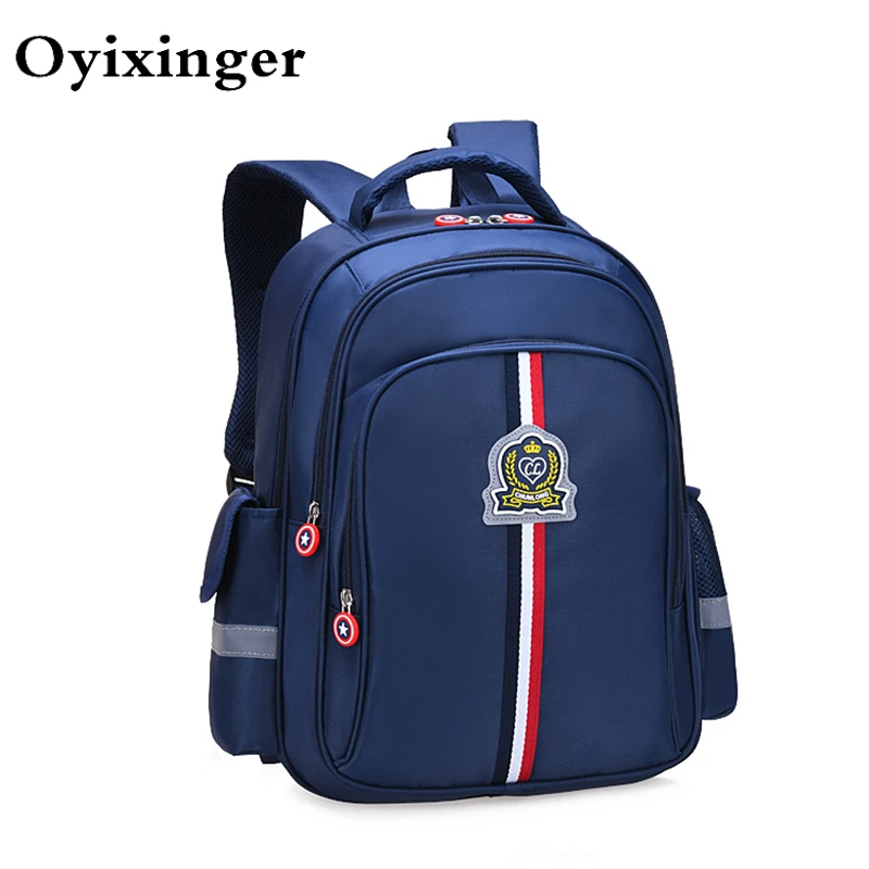 

OYIXINGER Elementary Student Backpack For Boy And Girl Child Kids Backpacks Waterproof Backpack Bookbag With Reflective Strip