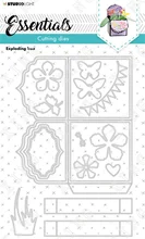 Hot Sell Exploding Box New Metal Cutting Dies Diy Scrapbooking Card Diary Gift Handmade Decoration Molds Embossing Template 2022