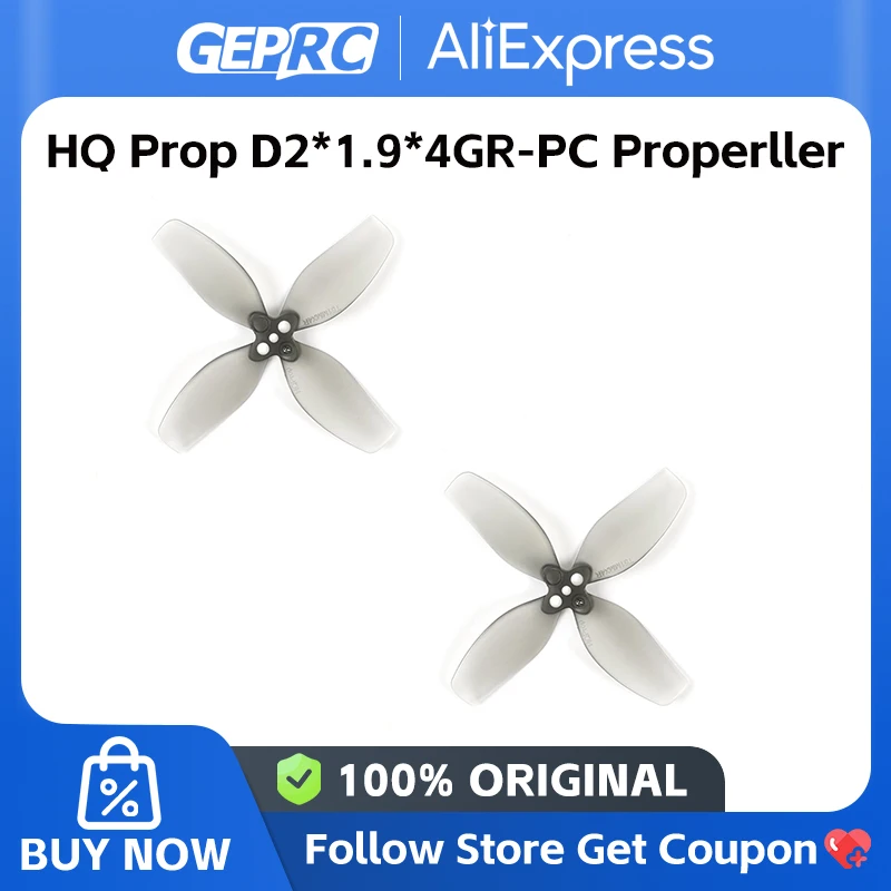 4Pairs (4CW+4CCW) HQ Prop D2*1.9*4GR-PC Properller for FPV Freestyle 2inch Cinewhoop Drones DIY Parts