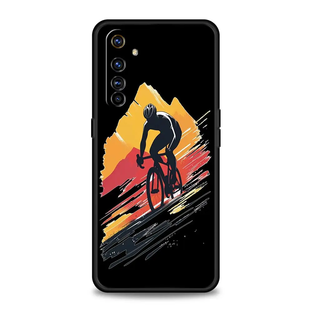Mountain Bike Cycling Art Phone Case Cover