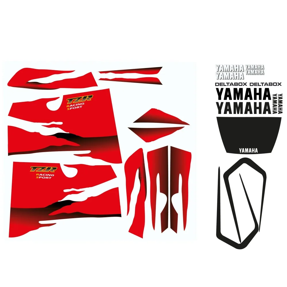 Kit Adesivo Compatibile Per Moto Da Strada Yamaha Tzr 125 Rr Rs