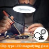Clip-Type Led Magnifying Glass Nail Beauty Light USB Cold Light Led Non-slip Equipment Clamp Glass Portable Desk Lamp 5
