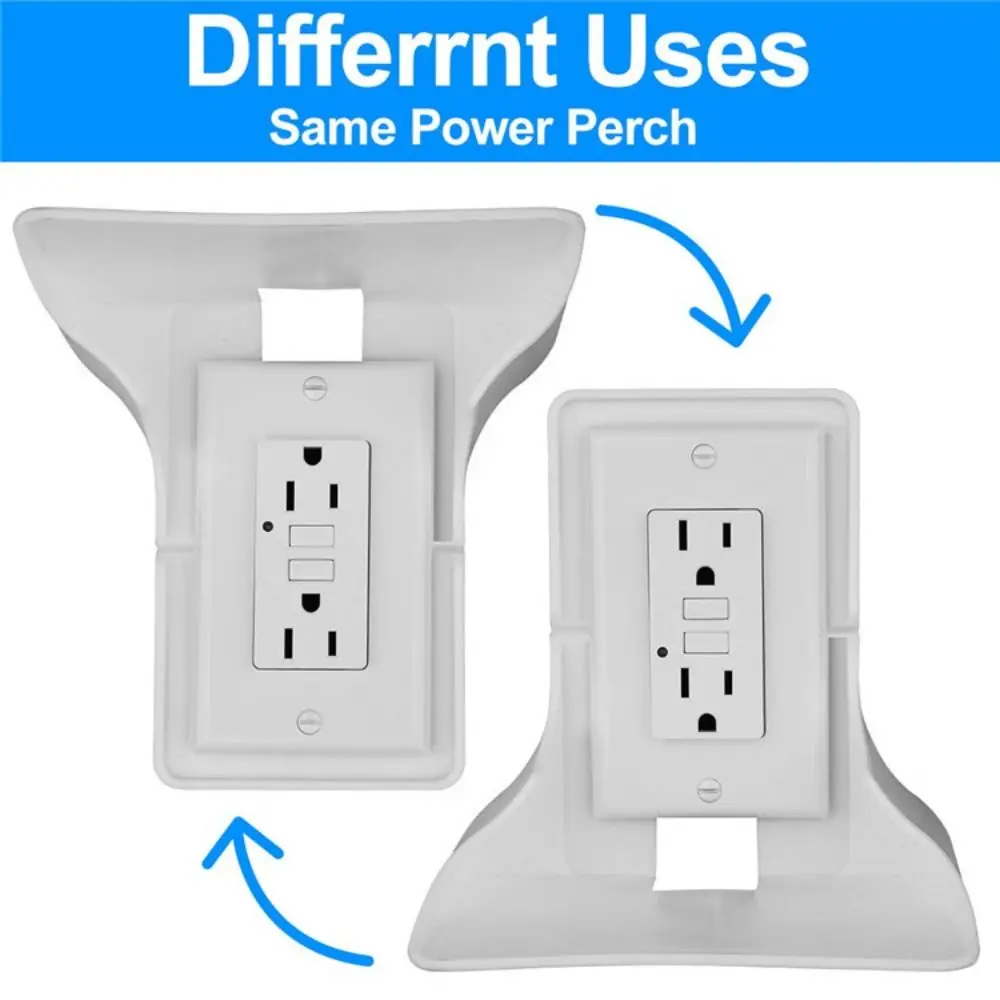 Wall Outlet Shelf Convenient Sturdy Mobile Phone Charging Holder Cable Usb Rack For Bathrooms Kitchens Living Rooms