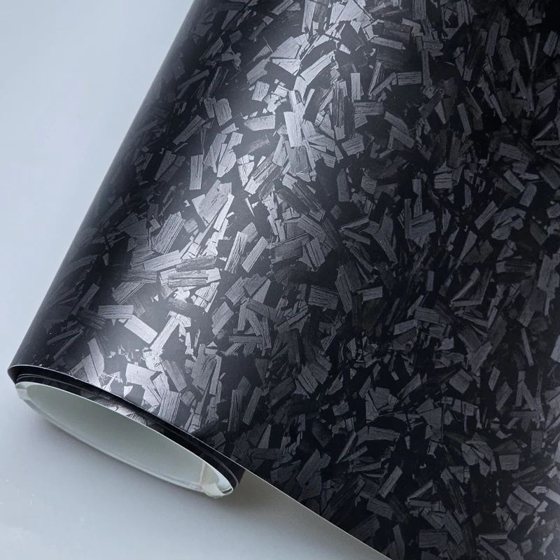 Cosmic Hex Black Carbon Fiber Vinyl Wrap for Vehicle Interior & Exterior
