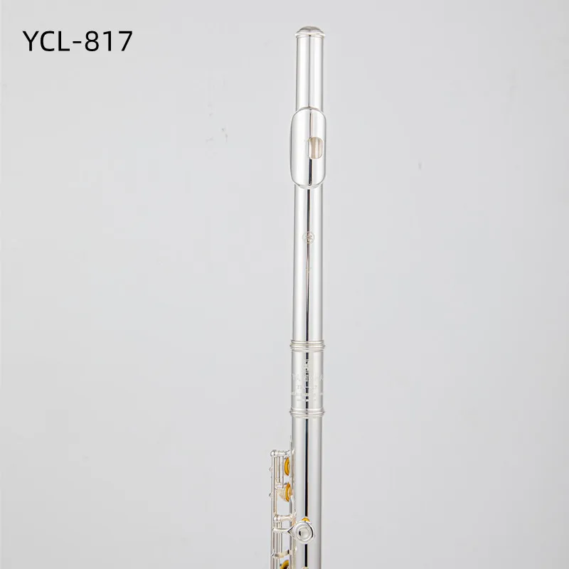 Japan 877 817 flute 16/17 Holes Silver Plated Transverse Flute C