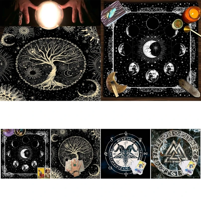 

Astrology Tarots Table Altar Cloth Board Games Mats Divinations Altar Tablecloth Drop Shipping