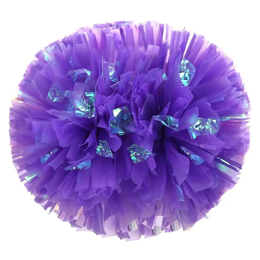 Cheerleading Pom Poms 1PC 25cm Game Pompoms Cheap Cheerleading Cheering Colorful Flower Ball Dance Sports Match Vocal Concert Decorator
