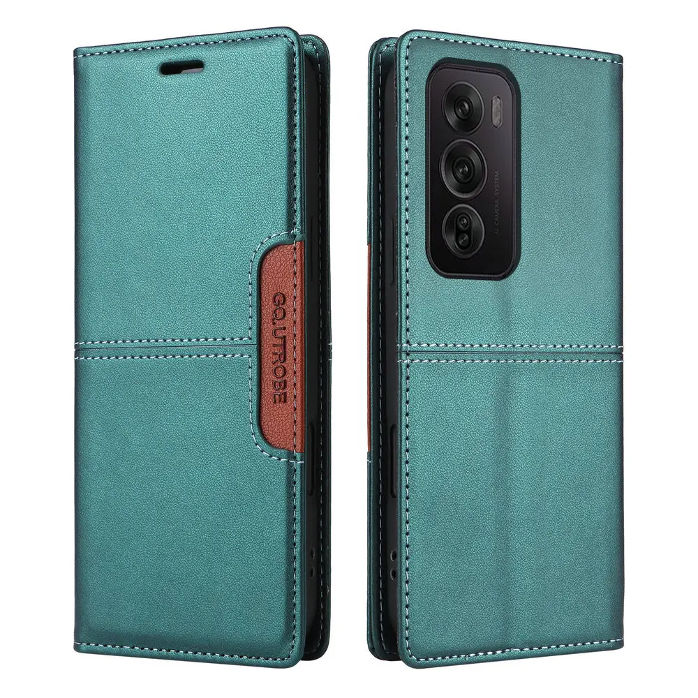 Luxury RFID Leather Wallet Flip Case - Magnet Closure