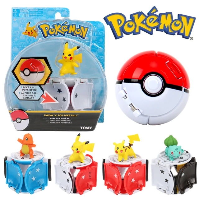 Pokémon Pokeball Figuras Brinquedos, Variant Ball Modelo, Pikachu