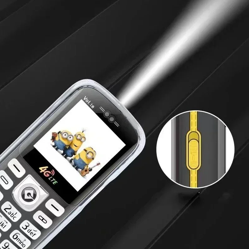 Mini Cartoon Mobile Phone 1.44" 2G GSM Dual SIM MP3 Magic Telphone NO Camera Flashlight 2600MAH Lady Student Card CellPhone 6