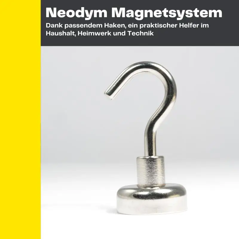 Strong Neodymium Magnetic Hooks for Home Kitchen Bathroom