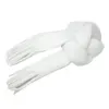 Solid Thickened Large Scarf Girls Winter New Korean Sle Winter Student All-Match Shawl Scarf White Women 5