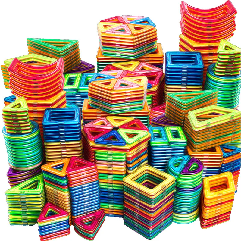 Big Size Magnetic Designer Kids Magnet Building Blocks Accessories Educational Constructor Toys For Children Holiday Gifts magnetic building blocks magnetic assembly toy magnetic alphabet toys