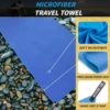Ultrafine Fiber Quick Drying Towel Absorbs Water and Sweat, Portable Sports, Fitness, Mountain Climbing, and Running Towel 3