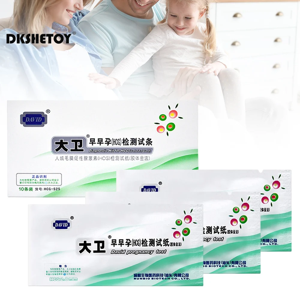 HCG הריון מבחן רצועת מוקדם זיהוי ביוץ בדיקה עצמית פשוט שתן מבחן רצועות לנשים תוצאה מהירה למבוגרים 18