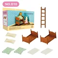 Brown bunk bed