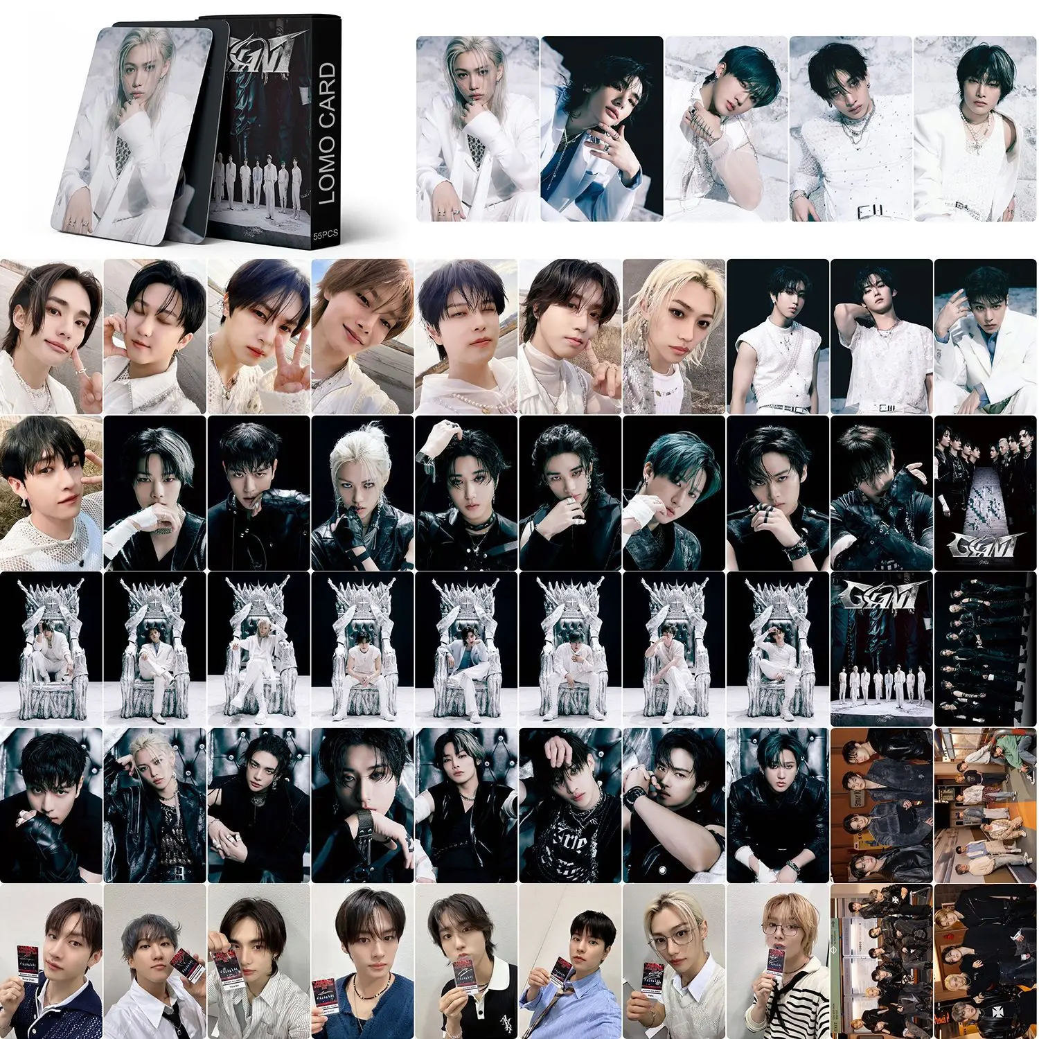 Kpop Lomo Cards Photocards Hyunjin Felix Photo Print Card Set 55PCS