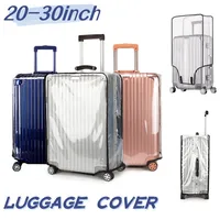 Transparent PVC Luggage Cover Waterproof Trolley Protective Cover Thicken Durable Suitcase Dust Protector Cover Travel Accessory 1