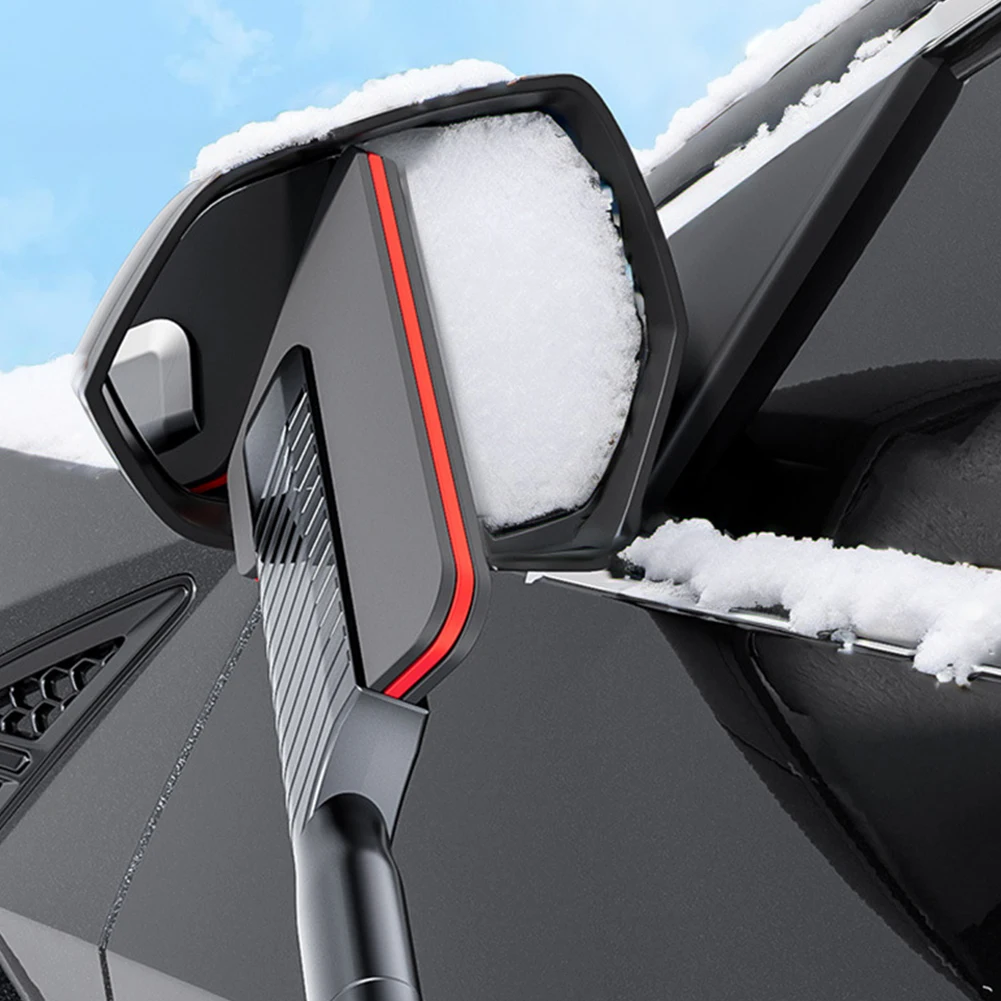 3 In 1 Windshield Snow Remover Universal Retractable Snow Remover Front Windshield Ice Scraping Defrost Broom Auto Cleaner Tool