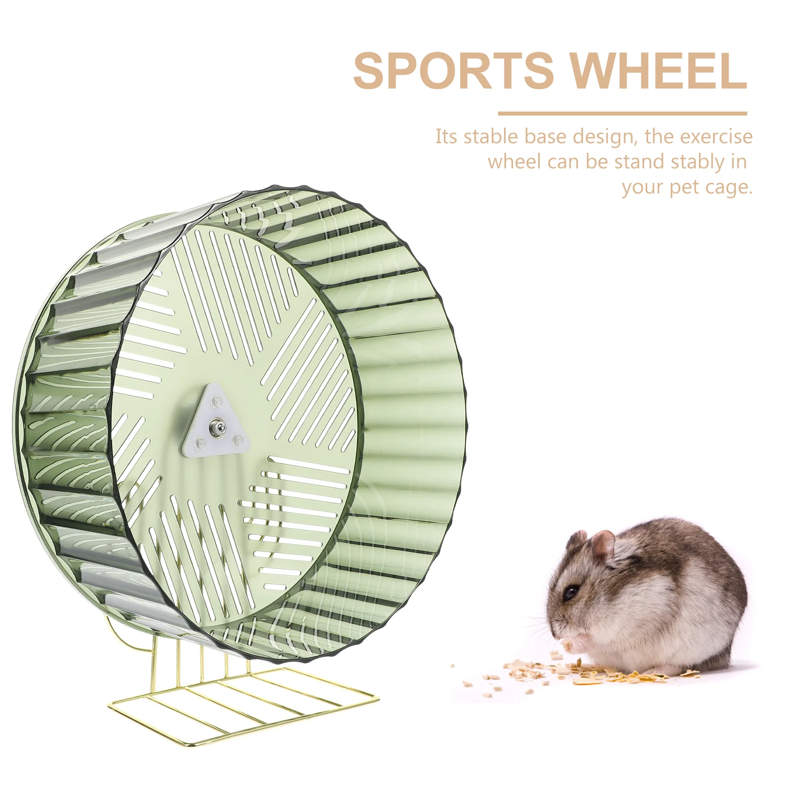 

Wheel Hamster Silent Exercise Chinchilla Inch Quiet Running Rat Hedgehog Animal Wheels Saucer Toy Cage Exercising Gerbil Animals