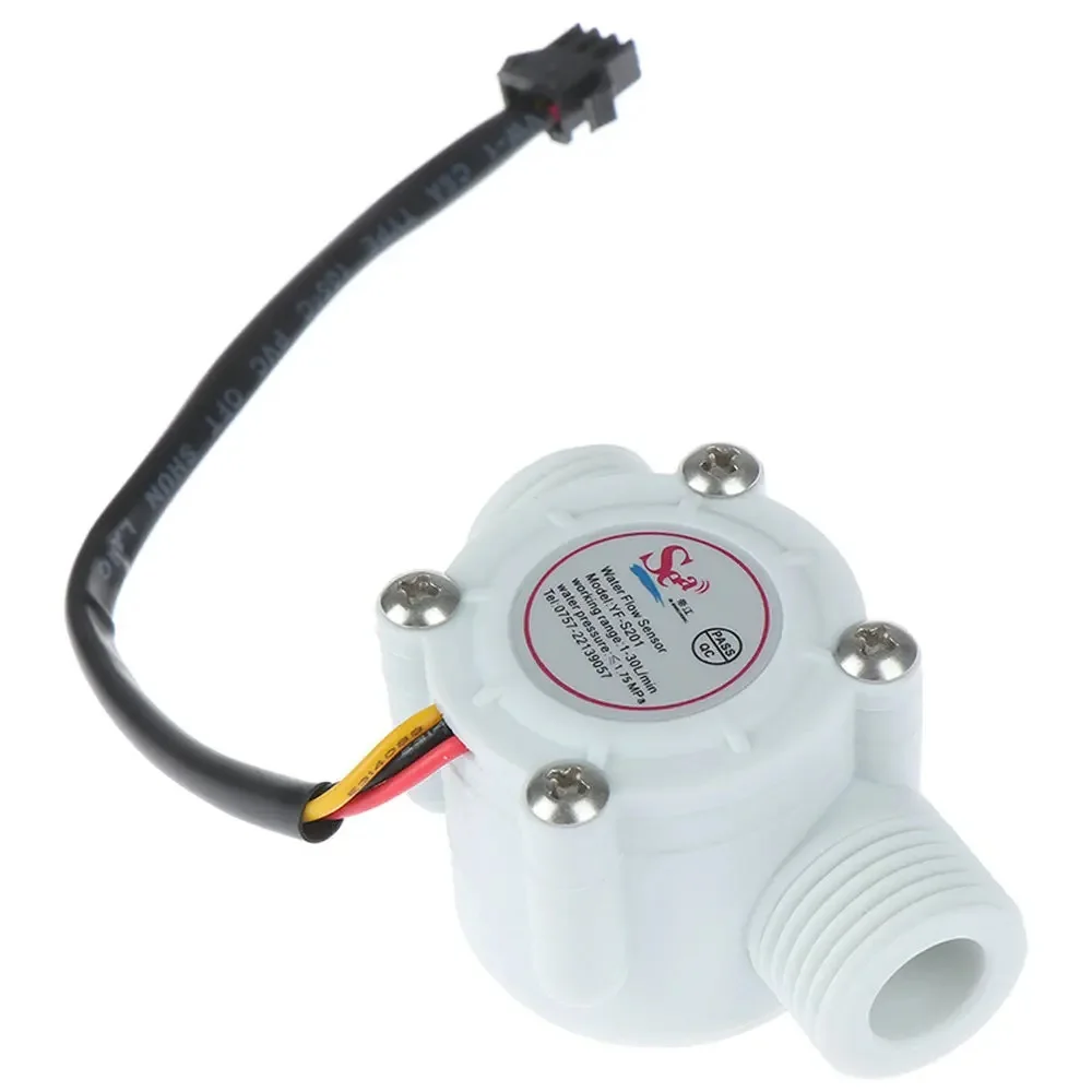 DC 5-18V Water Flow SensorFlowmeter Hall Flow Sensor Water Control Liquid 1-30L/min 2.0MPa Sensor Switch YF-S201 water flow sensor