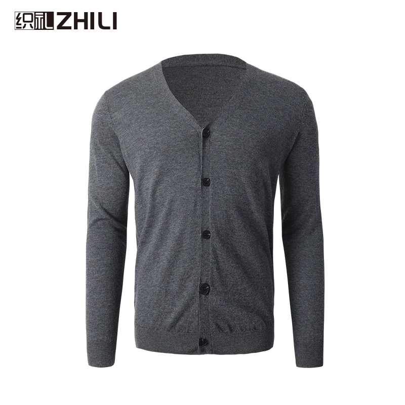 

Мужской шерстяной кардиган, тонкая куртка, удобный свитер