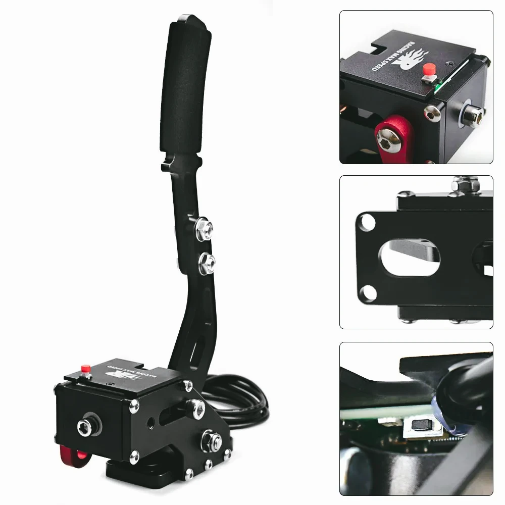 PS4, PS5 및 PC용 DB-Freno 알루미늄 USB 핸들, 세 가지 색상, SIM 시뮬레이터가 있는 레이싱 게임용, G29 Acer 호환